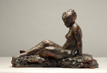 saeed marefat sculpture-Antigone