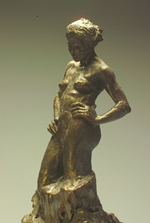 saeed marefat-standing nude sculpture